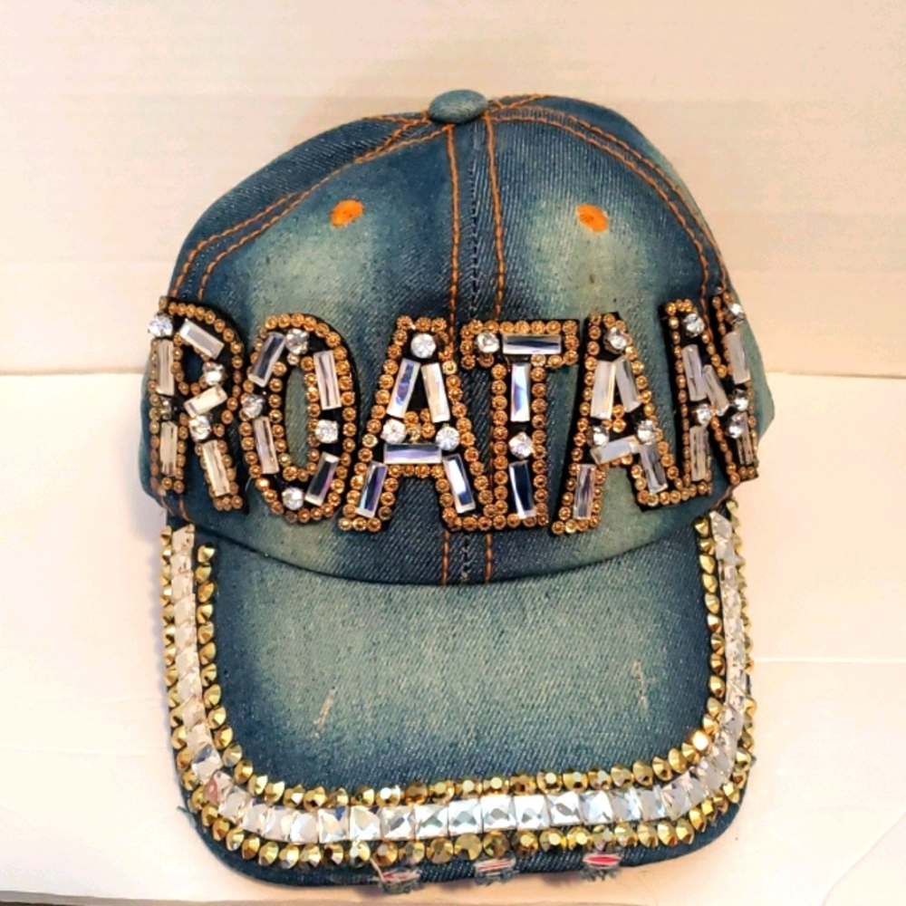 Roatan Rhinestone denim hat